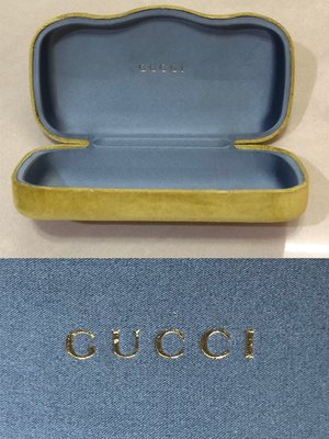 Gucci 古馳 原廠眼鏡盒  有絨布面有受損 太陽眼鏡盒 墨鏡專用 大框眼鏡保護盒 精品正版原廠 絨布 盒子~便宜拍賣