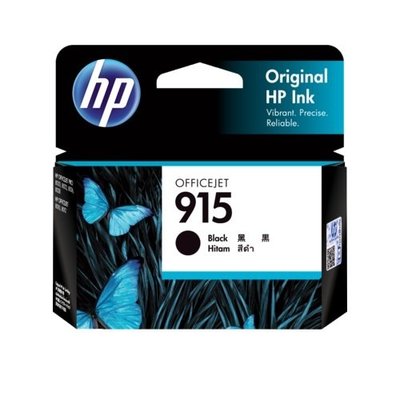 【Pro Ink】HP 915 原廠盒裝墨水匣 黑色墨水匣 / 標準容量 / 8020‧含稅