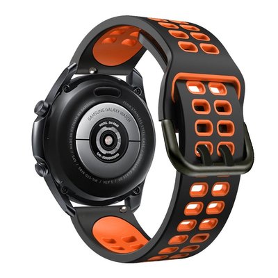 Garmin Fenix Chronos Vivolife 錶帶 20mm 22mm 雙色 橡膠 防水 快拆 手錶帶