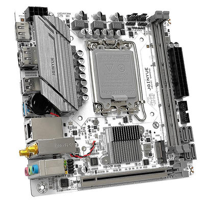 ITX機殼精粵H610迷你itx主板DDR4內存1700針cpu主板套裝i5 12400F/12100F