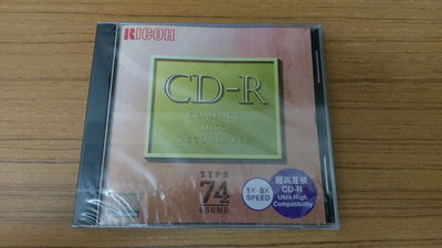 夢想電料_ RICOH CD-R Type 74R-SG光碟片(免運費)