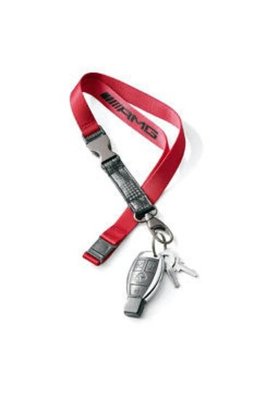 BENZ AMG 原廠鑰匙 掛繩 證件帶。