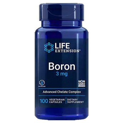 美國Life Extension硼元素Boron檸檬酸硼天冬氨酸3mg100粒