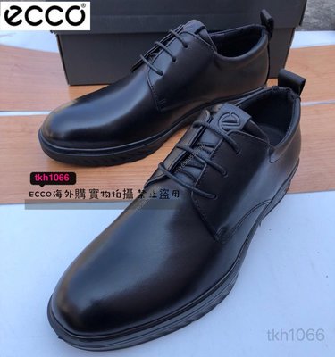 伊麗莎白~ECCO 商務正裝男鞋 舒適緩震時尚精緻男士皮鞋600824系列 38-43