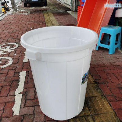 200升白桶300升水桶直徑65x高82公分塑料桶高808285白色水箱 水桶 手提水箱 儲水桶 儲水箱 密封桶 塑膠桶