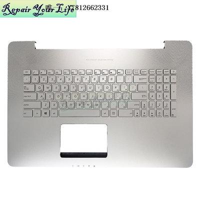 電腦零件ASUS 華碩G552 G552V G551 N551JK N752VX N751JK 鍵盤銀色C殼 AR筆電配