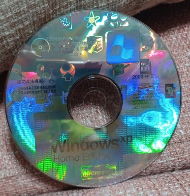 ╭✿㊣ 二手 正版 微軟作業系統 Windows XP Home Edition【2002 中文版】自行搜尋金鑰$199