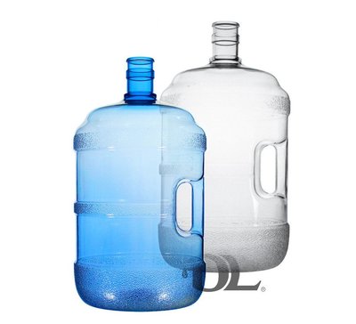 【艾瓦得淨水】台灣製造PC蒸餾水桶5加侖20公升送聰明蓋 - 把手~食品級原料~桶裝水~藍色/透明水桶