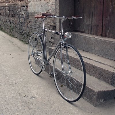 Kolor復古自行車男女英倫老款單速單車城市變速代步車通勤公路款-雙喜生活館