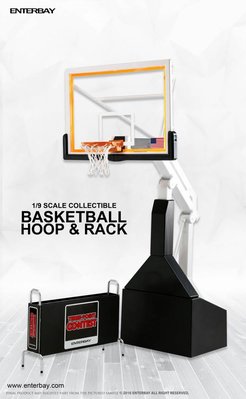 ENTERBAY OR-1004 1/9 Basketball Hoop &amp; Rack