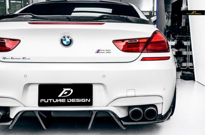 【政銓企業有限公司】BMW F06 F12 F13 正M6 高品質 三件式抽真空 碳纖維 卡夢 後下巴 現貨供應免費安裝