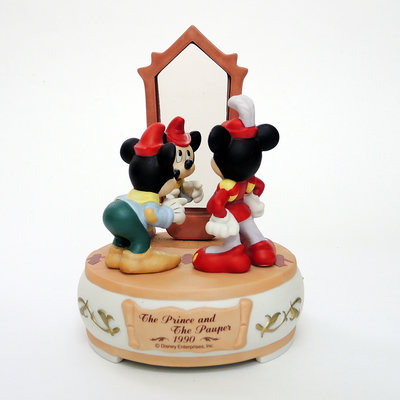Disney迪士尼王子與乞丐音樂盒 Mickey米奇