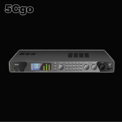 5Cgo【發燒友】麥樂迪 DSP9800專業ktv前級效果器 數位防嘯叫話筒音頻混響處理器防偽雙耳機接口 套餐一 含稅
