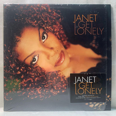 美國R&B天后-珍娜傑克森-孤單寂寞-二手混音單曲黑膠唱片（美國版）Janet Jackson - I Get Lonely Maxi-Single Vinyl