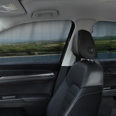 汽車遮陽簾車內用車窗伸縮側窗簾遮光板網紗防曬隔熱前擋玻璃磁性