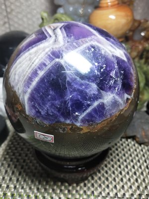 夢幻紫水晶球~附座~修補編號2