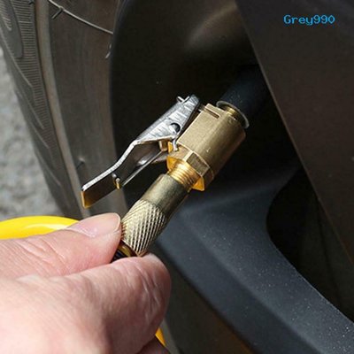 Z  美式螺紋氣嘴轉接頭汽車打氣泵配件 快速轉換頭夾式氣嘴