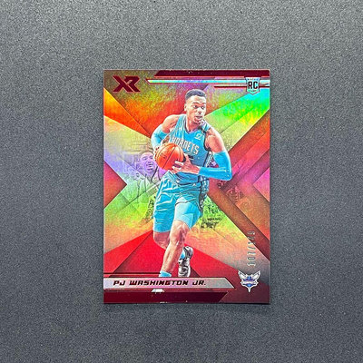 限量149張紅亮！(RC)獨行俠核心 PJ Washington Jr. 延展實境Chronicles XR Red 新人RC折射球員卡 2019-20