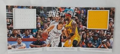 NBA10大傳奇明星LeBron James，2015騎士隊LeBron James 比賽快艇隊傳奇明星Blake Griffin 球衣書卡限量99張