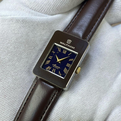 Waltham 手上鍊機械錶 超硬合金+不鏽鋼