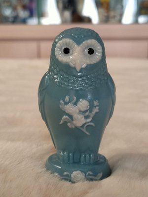 美國FRANKLIN MINT 貓頭鷹 瓷偶 擺飾 收藏 陶瓷