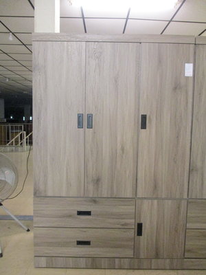 光南家具-灰橡4x6尺衣櫃、衣櫥
