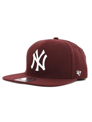 現貨 47 BRAND NEW YORK YANKEES SURE SHOT 洋基隊棒球帽 挺版 酒紅色白字