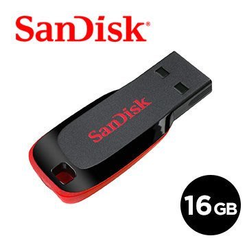 SanDisk Cruzer Blade CZ50 USB 隨身碟 16GB 16G