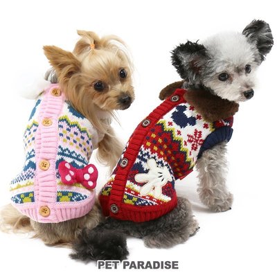 貝果貝果 日本 pet paradise 代理 DISNEY 保暖立體針織毛衣 [D10210] 對裝 / 大狗