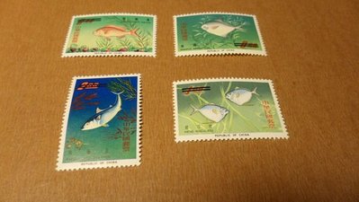 樣票-台灣魚類郵票,全品(品相讚讚讚......)