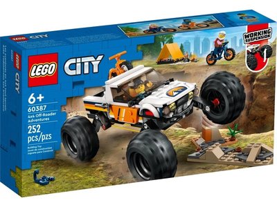 積木總動員 LEGO 樂高 60387 City系列 越野車冒險 252pcs 外盒:35*19*7cm