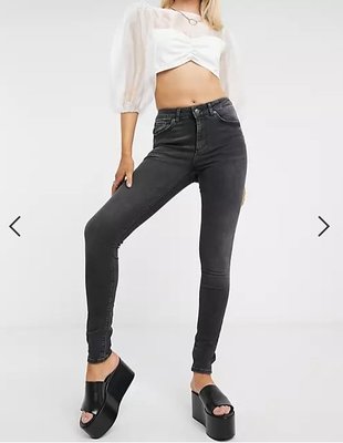 [Vero moda-skinny jeans in black] 黑 Size:L L32