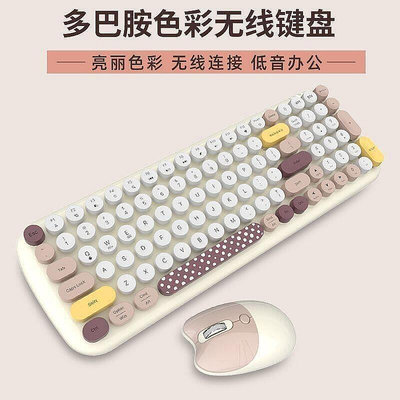 【現貨】滑鼠鍵盤套裝 滑鼠 鍵盤 摩天手鍵盤鼠標套裝靜音便攜無限筆記本臺式機電腦辦公打字