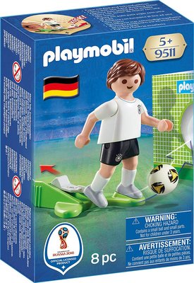 ?頂溪自取 全新現貨 Playmobil 9511 摩比人 世界杯足球賽 足球人偶 德國 足球 積木 人偶 摩比