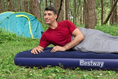 Bestway67001便攜充氣床墊戶外露營床野營充氣床帳篷睡墊單人床墊