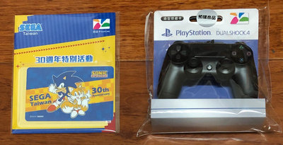 SEGA Taiwan 30th Sonic 索尼克悠遊卡 + DUALSHOCK 4 無線控制器造型悠遊卡@共2款
