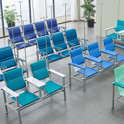 輸液椅點滴椅單人三人位診所用靠背椅子輸液坐椅輸液桿候診椅