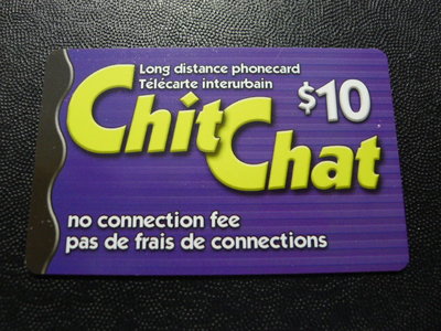 【YUAN】世界各國電話卡-Chit Chat（加拿大）國際通話卡 儲值卡 預付卡