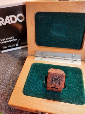 [沐耳] 美國 Grado Timbre 系列 MI 唱頭：Platinum3 鑽石針尖+紅桉木外殼/高輸出版，MM唱放