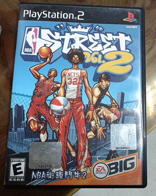 PS2 GAME--NBA街頭鬥牛2 ~ 二手