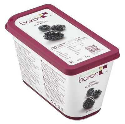 冷凍黑莓果泥 100% 保虹 BOIRON 冷凍果泥 - 1kg (需冷凍配送或店取) 穀華記食品原料