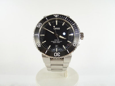 [卡貝拉精品交流] ORIS 豪利時 AQUIS 時間之海 潛水錶 機械錶 男錶 黑面黑框 陶瓷圈 300mm