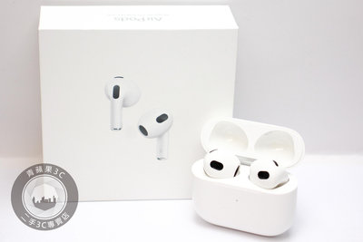 【台南橙市3C】Apple AirPods 3 藍芽耳機 搭配無線MagSafe充電盒  二手耳機 A2565 A2564 A2566 #88846