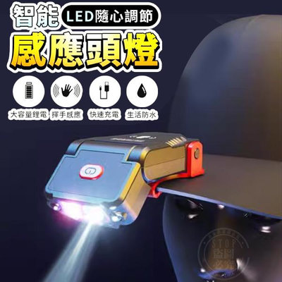 LED智能感應頭燈/帽夾燈