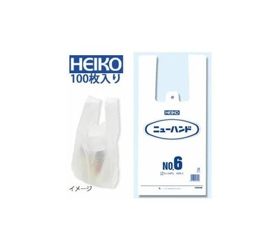 【寵愛物語包裝】日本進口 乳白色 塑膠袋 背心袋 手作 包裝 100入 NO.6