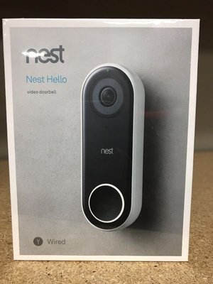 有線版:可刷卡分期+免運費※台北快貨※谷歌Nest Hello Doorbell Wired智慧型監控門鈴 AI臉部辨示
