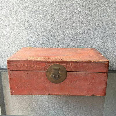 【二手】小木箱（尺寸335*185*135cm）32636【木清院】古玩 收藏 古董