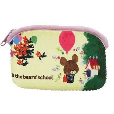 ***日本帶回***the bears' school小熊學校可愛收納袋 筆袋 化妝包(小鳥)♪♪♪