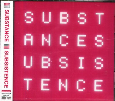 K - SUBSTANCE - Subsistence - 日版 - NEW