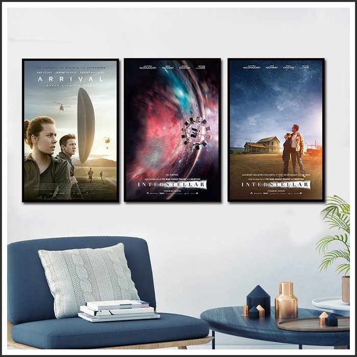 星際效應interstellar 異星入境arrival 海報電影海報藝術微噴掛畫 Movie Pop Yahoo奇摩拍賣